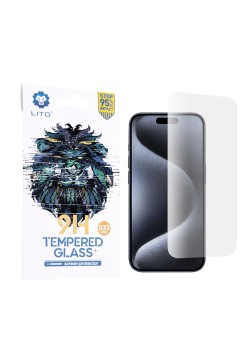 Folie pentru iPhone 15 Pro - Lito 2.5D Classic Glass - Clear