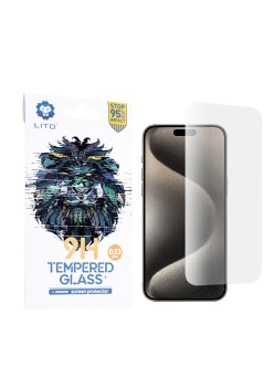 Folie pentru iPhone 15 Pro Max - Lito 2.5D Classic Glass - Clear