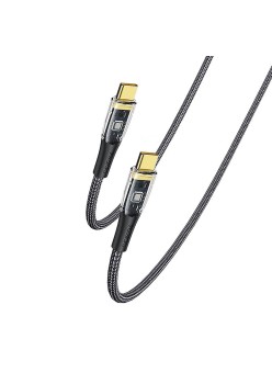 Cablu Incarcare Type-C la Type-C, 100W, 1.2m - Yesido (CA103) - Black