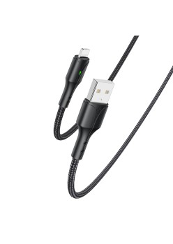 Cablu de Date Lightning 2.4A, 480Mbps, 1.2m - Yesido (CA97) - Black