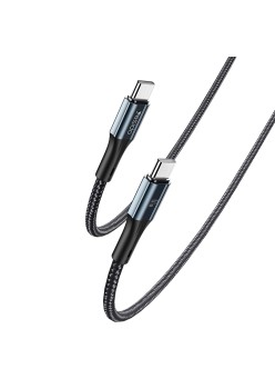 Cablu de Date Type-C la Type-C, 3A, 60W, 480Mbps, 1.2m - Yesido (CA96) - Black