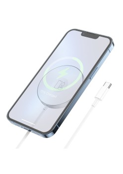 Incarcator fara Fir pentru Telefon, Apple Watch, Casti, 2A, 15W - Hoco (CW41) - White