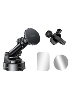 Suport Auto Ajustabil pentru Bord, Parbriz, Grila Ventilatie - Yesido (C160) - Black