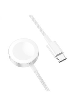 Hoco - Wireless Charger (CW46) - MagSafe for Apple Watch, 1.2m - White