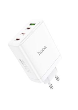 Incarcator pentru Priza USB, 3x Type-C, Fast Charging, 100W - Hoco Leader (N31) - White