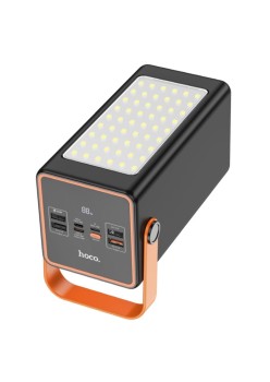 Baterie Externa 4xUSB, Type-C, Lightning, Micro-USB, 3A, 90000mAh, 22.5W - Hoco Super (J107) - Black