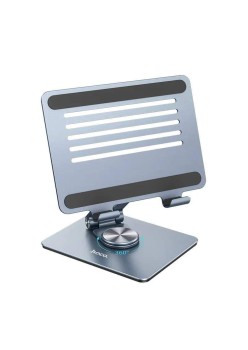 Hoco - Laptop Holder Might (PH52 Plus) - for Laptop, Tablet 9.7 - 15.6 inch, Foldable, Aluminium Alloy - Metal Gray