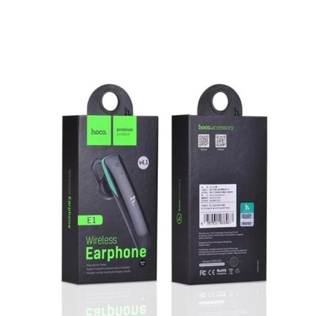 Casca Bluetooth cu Microfon - Hoco (E1) - Black