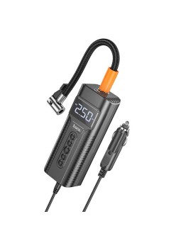 Compresor Auto 2.5bar, Priza 12V - Hoco Car Air Pump (PH55) - Black