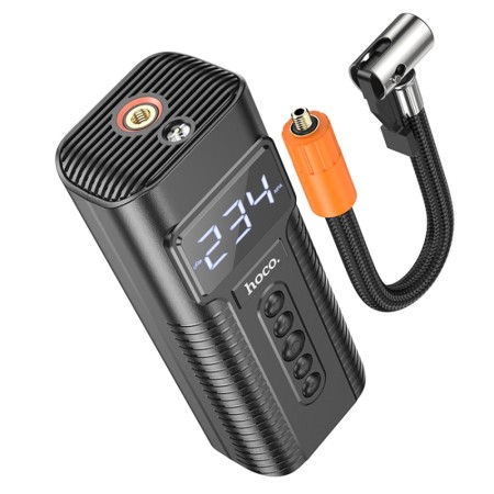 Compresor Auto 2.5bar, Priza 12V - Hoco Car Air Pump (PH55) - Black