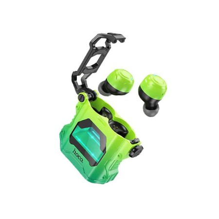 Casti Gaming Bluetooth TWS cu Microfon - Hoco (EW33) - Fluorescent Green