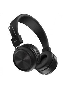 Casti Bluetooth cu Microfon si Port pentru Cardul TF - Hoco (W25) - Black