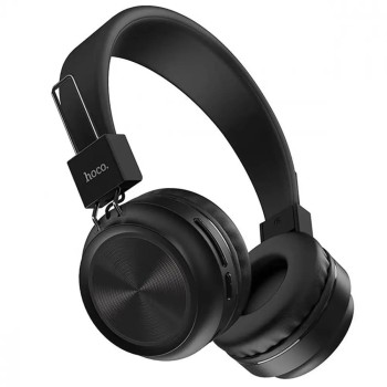Casti Bluetooth cu Microfon si Port pentru Cardul TF - Hoco (W25) - Black