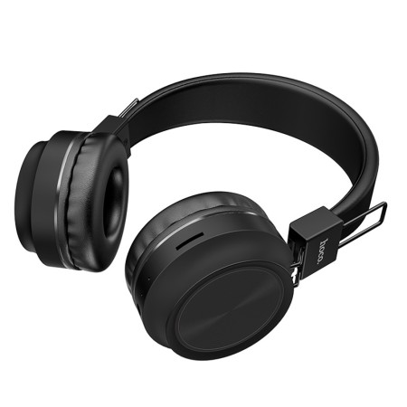 Casti Bluetooth cu Microfon si Port pentru Cardul TF - Hoco (W25) - Black