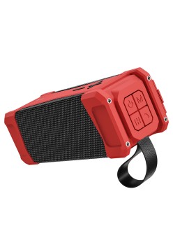 Boxa Wireless Bluetooth 5.0, FM, Card TF, U Disk, AUX, TWS, 20W, 4000mAh - Hoco Magic (HC6) - Red