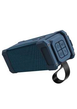 Boxa Wireless Bluetooth 5.0, FM, Card TF, U Disk, AUX, TWS, 20W, 4000mAh - Hoco Magic (HC6) - Navy Blue