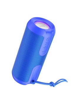 Boxa Wireless BT 5.1, FM, Card TF, Disk U, Lumini RGB, 10W, 1200mAh - Hoco Artistic Sports (BS48) - Blue