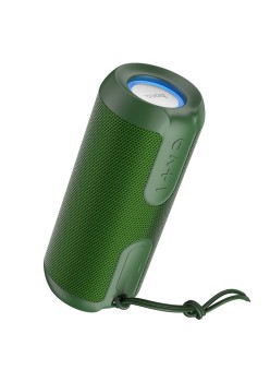 Boxa Wireless BT 5.1, FM, Card TF, Disk U, Lumini RGB, 10W, 1200mAh - Hoco Artistic Sports (BS48) - Dark Green