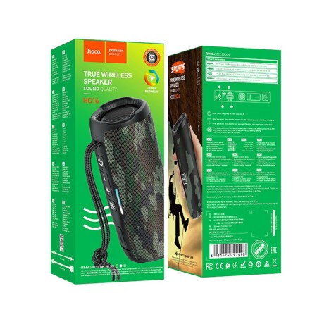 Boxa Portabila Bluetooth 5.3, 10W - Hoco Vocal (HC16) - Camouflage
