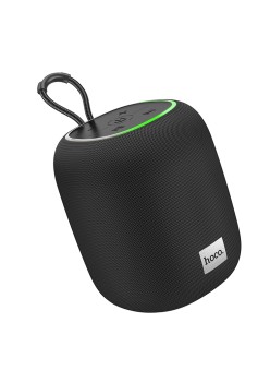 Boxa Wireless BT 5.2, FM, Card TF, USB, AUX, TWS, Lumini RGB - Hoco (HC14) - Obsidian Black
