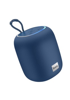Boxa Wireless BT 5.2, FM, Card TF, USB, AUX, TWS, Lumini RGB - Hoco (HC14) - Deep Sea Blue