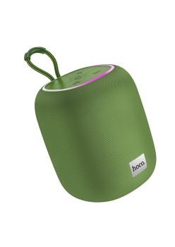 Boxa Wireless BT 5.2, FM, Card TF, USB, AUX, TWS, Lumini RGB - Hoco (HC14) - Spruce Green