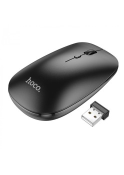 Mouse Wireless 2.4G, 800/1200/1600 DPI - Hoco (GM15) - Black