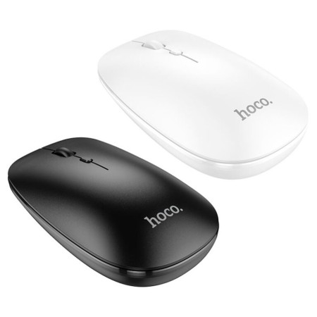 Mouse Wireless 2.4G, 800/1200/1600 DPI - Hoco (GM15) - White
