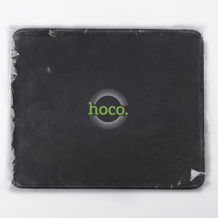 Mousepad din Cauciuc si Material Textil, 200 x 240 x 2mm - Hoco Smooth (GM20) - Black