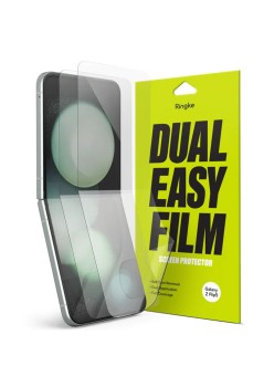 Folie pentru Samsung Galaxy Z Flip5 (set 2) - Ringke Dual Easy Full - Clear