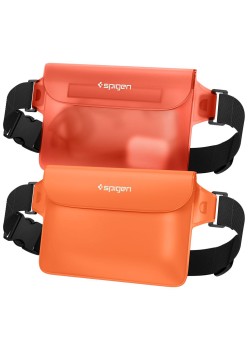 Geanta Waterproof pentru Accesorii (set 2) - Spigen (A620) - Sunset Orange