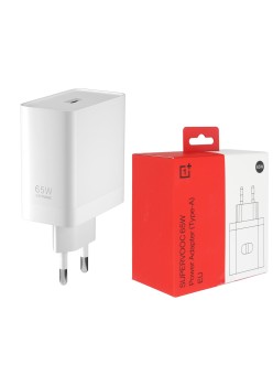 Incarcator Priza USB 65W, 6.5A - OnePlus SuperVOOC (VCA7JFEH) - White (Blister Packing)