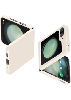 Husa pentru Samsung Galaxy Z Flip5 - Spigen Air Skin - Pearled Ivory