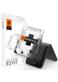 Folie pentru Samsung Galaxy Z Flip5 (set 2) - Spigen Glas.TR EZ FIT - Clear