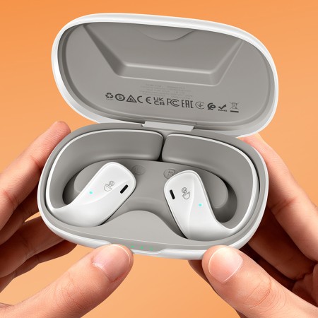 Casti Bluetooth TWS, Hi-Fi - Hoco (EQ4) - White