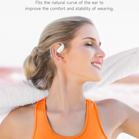 Casti Bluetooth TWS, Hi-Fi - Hoco (EQ4) - White