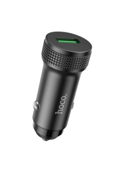 Incarcator de Smartphone pentru Masina Fast Charging, 18W - Hoco (Z49A) - Black