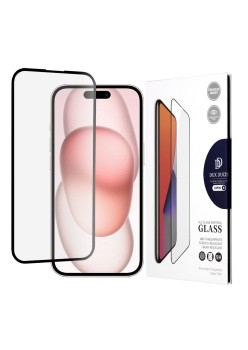 Folie pentru iPhone 15 - Dux Ducis Tempered Glass - Black
