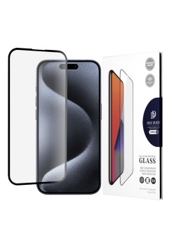 Folie pentru iPhone 15 Pro - Dux Ducis Tempered Glass - Black