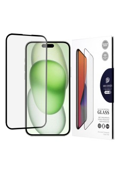 Folie pentru iPhone 15 Plus - Dux Ducis Tempered Glass - Black