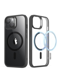 Husa pentru iPhone 15 - ESR Classic Hybrid HaloLock - Clear Black