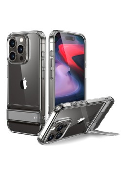 Husa pentru iPhone 15 Pro - ESR Air Shield Boost Kickstand - Clear
