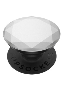 Suport pentru telefon - Popsockets PopGrip - Metallic Diamond Silver