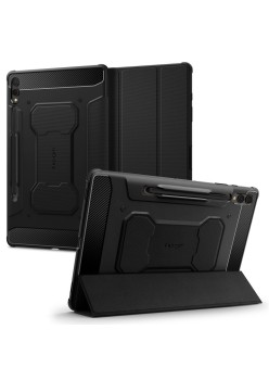 Husa pentru Samsung Galaxy Tab S9 Plus - Spigen Rugged Armor Pro - Black