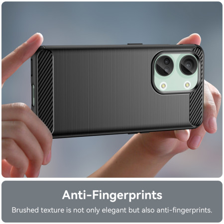 Husa Carbon compatibila OnePlus Nord 3 Tech AntiSoc, Negru