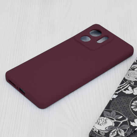 Husa de telefon compatibila Motorola Edge 40 / Edge 2023, Antiamprenta, Interior Microfibra, Camera Extra Pro, Plum Violet
