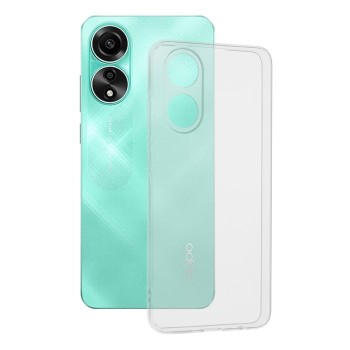 Husa Silicon compatibila Oppo A78 4G, Transparent 