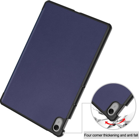Husa tableta compatibila Huawei MatePad 11.5" FoldPro cu Microfibra, Auto Sleep/Wake, Blue