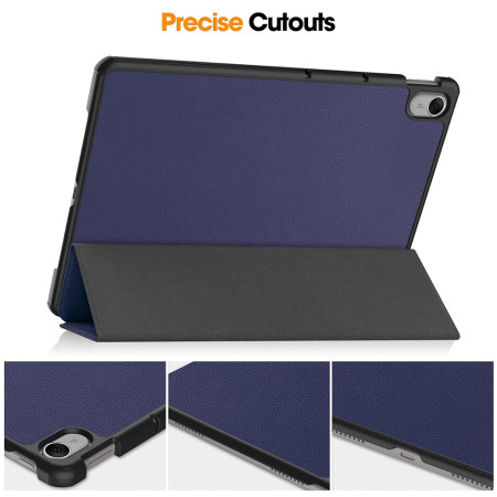 Husa tableta compatibila Huawei MatePad 11.5" FoldPro cu Microfibra, Auto Sleep/Wake, Blue