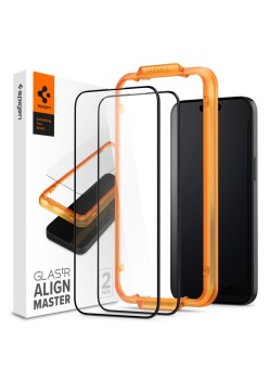 Folie pentru iPhone 15 Plus (set 2) - Spigen Glas.TR Align Master - Black